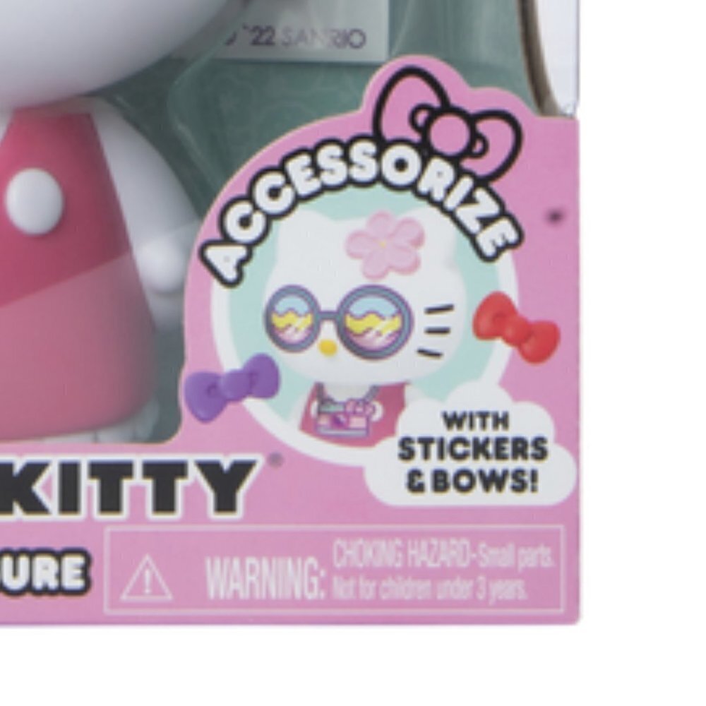 𝅺HELLO Kitty Accessory Bow + Sticker Styling Figure - Picture 4 of 5